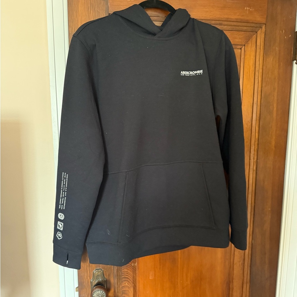 Abercrombie & Fitch Black Hooded Sweatshirt
